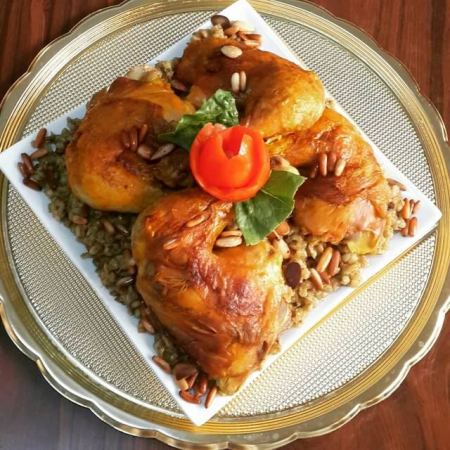 الفريكة بالدجاج